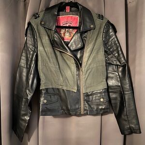 Women’s Faux Motorcycle Style Jacket
